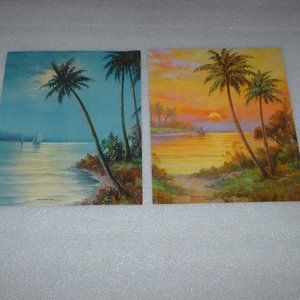 Pair of antique William Thompson lithograph prints